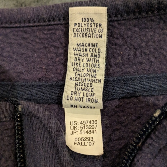 Baby GAP fleece full zip toddler vest 18-24 Mos - Picture 5 of 5